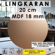 Circle 20 cm - MDF 18 mm - MDF board MDF wood board/