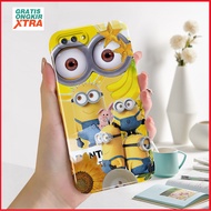 Feilin Acrylic Hard case Compatible For OPPO A3S A5 2020 A5S A7 A9 2020 A12 A12S A12E aesthetics Mobile Phone casing Cute Minions Pattern Accessories hp casing Mobile cassing full cover