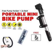 Mini Bike Pump Portable MTB Bicycle Tyre Ball Air Pump Motorcycle Road Bikes Tire Hand Pam Angin Tay