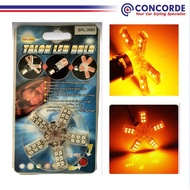 40 TALON LED BULB (YELLOW) SINGLE CONTACT 1156 SIGNAL LT.