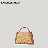 KARL LAGERFELD - K/SIGNATURE SMALL RAFFIA CROSSBODY BAG A2W30009