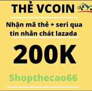 Thẻ Vcoin 10k 20.000 -  50.000 - 100.000 - 200.000 - 500.000 - 1.000.000 nhận mã SIÊU TỐC về ngay ti