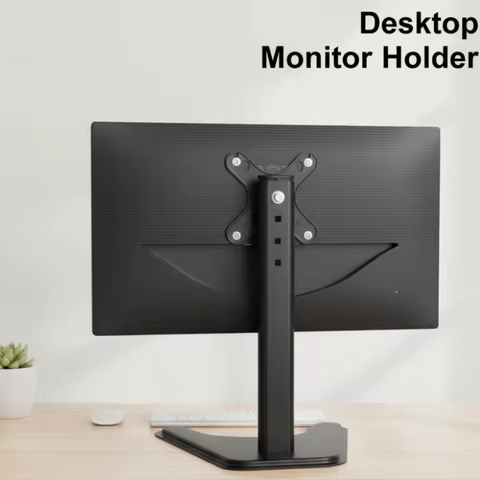 Adjustable Desktop Monitor Holder 14-32 Inches Portable Computer Monitor Stand Large Base Increase H
