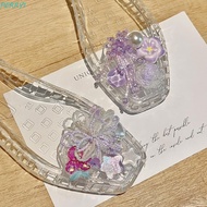 Perry Heavenly Jelly Sandals - DIY Crystal & Pearl Bead Shoe Accessories