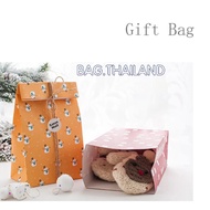 bag 1 Piece Of Santa Claus Cookie Paper For New Year Decoration