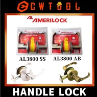 Amerilock Lever Type Antique Brass AL3800 AB/AL3800 SS Handle Lock Lockset