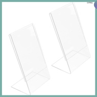 2 Pcs Picture Frames Stand Desktop Transparent Display Small Photo 8.50X5.50X3.50CM  shaoyiping