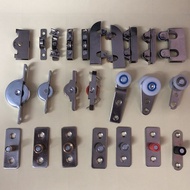 Ground Axis Wheel Glass Wheel Small Pulley Large Double Wheel Side Wheel with Pit Wheel Flat Bottom 