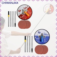 [chiwanji4x] Handheld Drywall Sander Lightweight 9 Inch Rotary Wall Tool with Sanding Sheets for Ren
