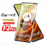 1-3Pcs Curved Tempered Glass For Motorola Moto G85 6.67inch 2024 Front Screen Protector MotoRola Mot