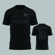 Jersey Malaysia ''Harimau Malaya" Jersey Blackout - Jersi Roundneck