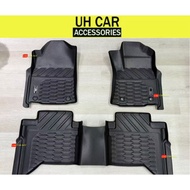 TOYOTA HILUX REVO ROCCO ROGUE AB 5D CARBON CAR FLOOR MAT CARPET
