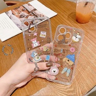 CASE CASING CLEAR CASE AESTHETIC DOG AND CAT FOR SAMSUNG A20 A20S A21S A22 A24 A25 A25 A31 A32 A33 A