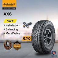 Continental CrossContact AX6 R20 285/50 (with installation)