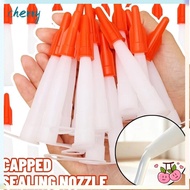 CHERRY 10/20Pcs Caulking Nozzle Extension, Soft and Hard Plastic Caulk Cap, Accurate Caulk Saving Se