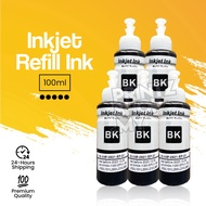 Epson Ink Black 5 bottle 1 Set Bulk Pack L120 / L220 / L360 / L365 / L565