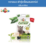 OKIKO โอกิโกะ ทรายแมวเต้าหู้เกล็ด ผสมแคทนิป INDOOR กลิ่นชาเขียว ขนาด 10 L/20 L