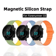 For Garmin Forerunner 55 Strap Magnetic Silicone WatchStrap