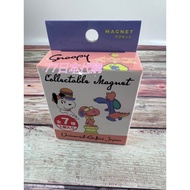 [77 Japan Daigou] Universal Studios Pink snoopy Semi-Stereo Magnet