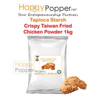 Happypopper Tapioca Starch Coarse Tepung Ayam Gunting 333 Ubi Kayu (Repackage 1Kg) Kasar Rangup Soto