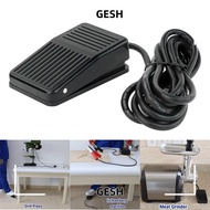 GESH Foot Pedal Switch, Plastic Nonslip Foot Switch, Electrical Equipment Black Foot Controller Indu