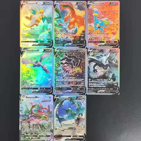PTCG Proxy P.M EN Dragonite Charizard Giratina Lugia V Collectibles Card RARE Single Card Classic Ga