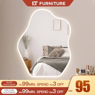 Bedroom Led Mirror Vanity Mirror Makeup Cermin Led Cermin Lampu Make Up Mirror with Light Dressing M