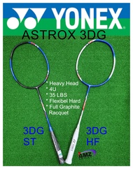 YONEX Astrox 3DG ST HF Badminton Racket 35LBS 100% ORIGINAL READY STOCK