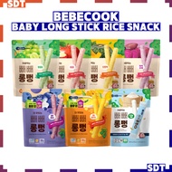 BEBECOOK / Brown Rice Long Stick Baby Snack / Green Grape · Apple · Sweet Pumpkin · Sweet Potato · G
