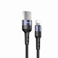 USAMS Lightning Cable cho iPhone Sạc nhanh 2A USB sang Lightning Cable Dây bện cho iPhone 6/7/8/iPho