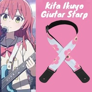 LUXELIVING Bocchi The Rock Guitar Strap, Guitarhero Japanese Anime Yamada Ryo Bass Strap, Cartoon Fl