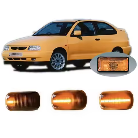 Fit for Seat Ibiza II 6K1 Cordoba 6K1 6K2 6K5 1993 Prefacelift Dynamic LED Side Marker Turn Light Si