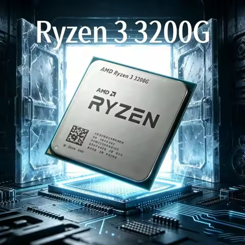 Rutilant AMD Gaming CPU Ryzen 3 3200G R3 3200G 3.6GHz Quad-Core 4-Thread 65W AM4 with Radeon Vega 8 