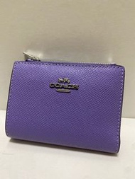 Like New Coach Purple Lilac Lavender Wallet 新淨淺紫色銀包
