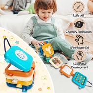 Montessori Busy Board Busy Cube Travel Toys for Toddler Educational toys Toddler Toys Travel Activit