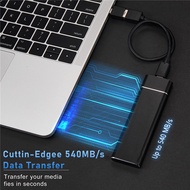 เป่า4TB External SSD 1TB 2TB 500GB Mobile Solid State Hard Drive USB 3.1 External