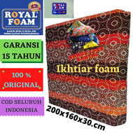 Royal Kasur Busa no 2 tebal 30cm busa Royal Foam RK D23 Uk 200x160x30Cm Garansi 15 tahun Anti Kempes