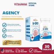 【Vitagreen】 KidGlow H-GRO Kids Calcium Tablet Support Bone Strength Growth 30 Tablets