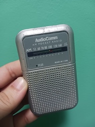 Affordable AudioComm AM pocket radio 😍