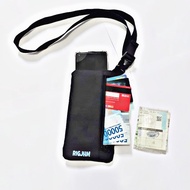 RIGJHM Hanging Wallet Tas Gantung Dompet Pria wanita Sako wallet Pouch Tas Hp Mini Card Bag Tas Selempang Kecil