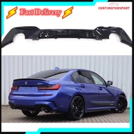 BMW 3 SERIES G20 M PERFORMANCE REAR DIFFUSER LIP DOUBLE 2 OUT 2 ESHAUST 2 HOLE 320 330 BMW ACCESSORI
