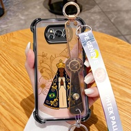 YBD Phone Case For Xiaomi POCO X3 Pro POCO X3 NFC Anti-Fall Luxury The Guardian of the Holy Week Wri