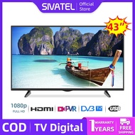 Sivatel TV LED Smart 43 Inch FHD Ready Televisi Led Murah-WIFI-Youtube-Mirrorring-Browser