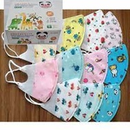 Masker Duckbill Anak | Masker Anak Duckbill 3ply | Masker Duckbill - Motif Cewe