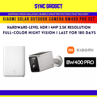 XIAOMI Solar Outdoor Security Camera BW400 Pro [HDR image I Colour Night Vision I 10000mAh battery l