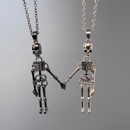 Necklace Skull Magnet 2262 People Girlfriend Magnet Couple Hot Sale bff5ya Unique Hand in Hand Sucti