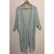 Women 3/4 Sleeve Knitted Cardigan - Size XS
