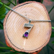 Lucky Number 7 Silver Pendant