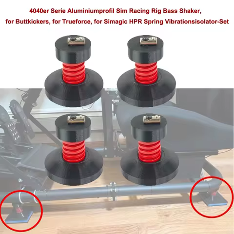 4040er Serie Aluminiumprofil Sim Racing Rig Bass Shaker for Simagic HPR Spring Vibrationsisolator-se