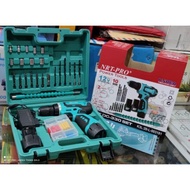 PROMO..! NRT-PRO CORDLESS DRILL 12V BOR BATERAI 12V NRT PRO KOREA